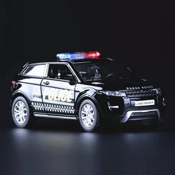 Mare Simulare Rafinat Diecasts & Vehicule de Jucărie: RMZ city Car Styling Evoque SUV de Poliție CCar 1:36 Aliaj Model Trage Înapoi Masini