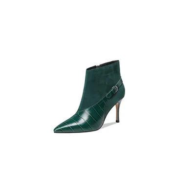 MORAZORA 2020 New sosire moda cizme glezna calitate de top 3 culori doamnelor pantofi de toamna iarna pentru femei cizme pentru femei negru portocaliu