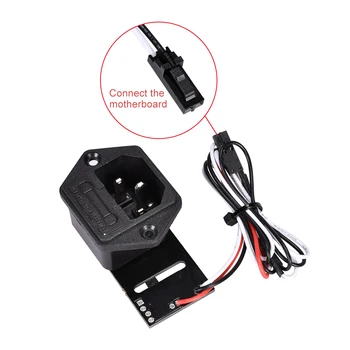 MK3 Putere de Panică V 0.4 10A 250V Siguranță Comutator Pentru Alimentare Modulul de Detectare Priza Cu Cablu Pentru Imprimantă 3D Părți Reprap