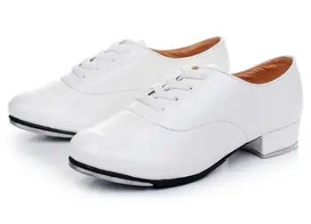 Dimensiunea 25-45 de Bărbați Adulți Copii Băiat step Pantofi din Piele sau PU Oxford Dantelă Sus Pantofii de Dans Fete Femei step pantofi WD194