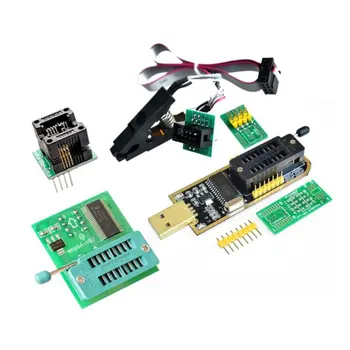 BIOS Flash USB Programator CH341A Set + SOP8 Placă Adaptor 1.8 V Adaptor Placa de 1.8 V de Conversie de Bază Adaptor de Bord
