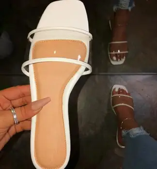 Femeile Transparent Sandale Femei Cu Toc Papuci De Casă Bomboane De Culoare Degetele De La Picioare Deschise Toc Gros De Moda De Sex Feminin Diapozitive 2020 Pantofi De Vara