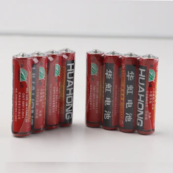 Huahong 20buc 1.5 V Baterii AAA de Carbon Baterii Uscate în condiții de Siguranță Puternică Explozie-dovada de 1,5 Volți Baterie AAA UM4 Bateria Fără Mercur