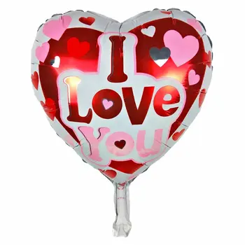 50Pcs 18inch Fericit Ziua Îndrăgostiților Inima Aluminiu Baloane Petrecere de Nunta de Decorare Dragoste de Ziua Mamei Decor Heliu Globos Cadou