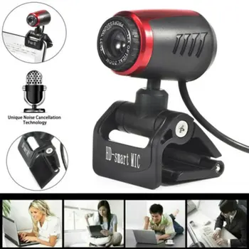 Webcam USB de Înaltă Definiție Camera Web Cam 360 de Grade MICROFON Clip-on Pentru Skype Desktop-ul Calculatorului În stoc