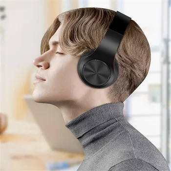 Bluetooth Căști Over-Ear Căști Wireless Pliabil stereo setul cu Cască căști cu Microfon suport TF card FM pentru PC, Muzica MP3