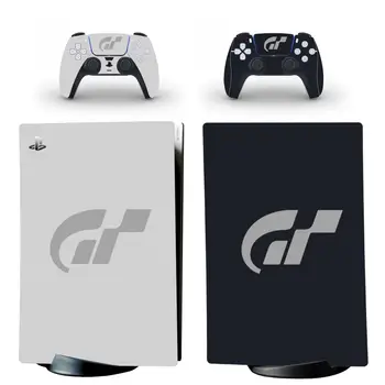 GT Sport PS5 Ediție Digitală Piele Autocolant Decal Acoperire pentru PlayStation 5 Console si 2 Controlere PS5 Piele Autocolant Vinil