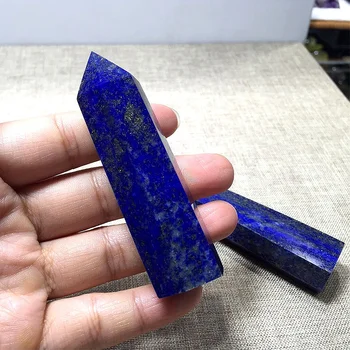 Lapis Lazuli Natural Coloana De Cristal Lapis Lazuli Coloana De Cristal Hexagonal Coloană De Piatră Originale De Decorare Decorare