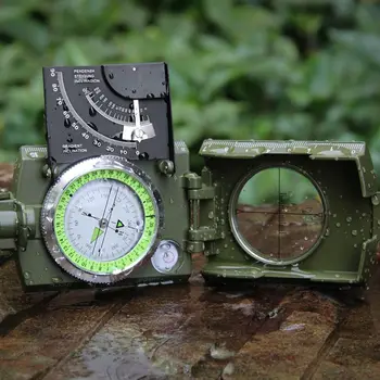 Eyeskey Mulitifunctional De Supraviețuire În Aer Liber Compass Militară Camping Impermeabil Busola Geologică Digitale, Echipamente De Navigație