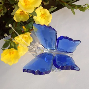 1 BUC Animalul de Cristal Fluture Meserii Sticlă Prespapier Pietre Naturale Figurine Decor Ornamente Acasă Suvenir de Nunta Cadou MI-028