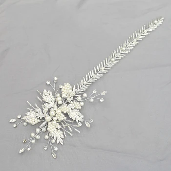 Noi Handmade Margele de Mireasa Cristal fascinator Mireasa nunta saloane Etapă accesorii