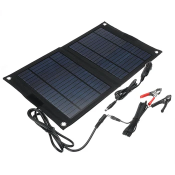 Portabil în aer liber 25W Pliere Celule Solare Încărcător Pliabil Panou Solar Încărcător Mobil Banca de Putere pentru Telefonul Bateria Port USB