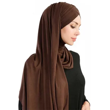 2020 NOU musulman instand șal jersey hijab fularul islamic feminin moale văl turban hijab femme musulmani foulard cap scaves
