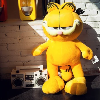 35/50/80cm personaj de Desene animate Garfield Pisici, Jucării de Pluș, păpuși de Înaltă Calitate, cadou de ziua de nastere pentru copil copil
