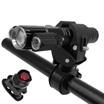 Puternic lanterna LED-uri USB Reîncărcabilă Biciclete Lumina de Drum cu Bicicleta Far T6 Lanterna LED-uri Impermeabil lampa pentru Echitatie, Camping