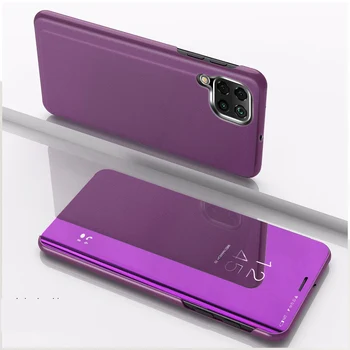 Pentru Samsung A12 Caz de Moda de Lux, Coperta din Piele Flip Mirror Caz Pentru Samsung Galaxy A12 2020 A42 5G Cazuri de Telefon Fundas 12