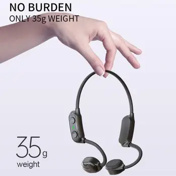 AS10 Wireless Bluetooth 5.0 Reducere a Zgomotului IP56 Sport Impermeabil Pavilioane Conducție Osoasă HiFi Joc de Muzică în Cască pentru Telefon MP3