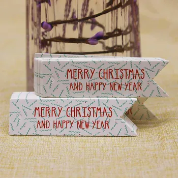 100buc Hârtie Hang Tag-uri Merry Xmas Categorie Eticheta Decor de Crăciun Cadou Etichete Etichete de Vacanță Consumabile Partid de Ambalare Decor