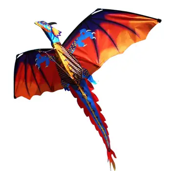 3D Dragon 100M Zmeu Singură Linie Cu Coada Zmee în aer liber Jucărie Distractiv Zmeu de Familie în aer liber Jucărie Sport dragon de zbor zmeu jucarii zburatoare