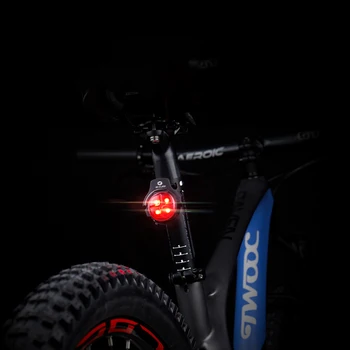 RICHBIT Wireless Ultra-Luminos Biciclete Biciclete lampa Spate lampa spate Smart USB Reîncărcabilă Ciclism Accesorii Reglabile de iluminare din Spate