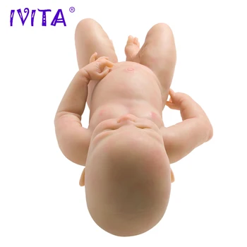 Trimite din SUA și China WG1511 54cm 4.9 kg de Silicon Păpuși Reborn Fetița a Deschis Ochii Realist Moale Jucarii pentru Copii Cadouri pentru Copii