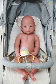 Trimite din SUA și China WG1511 54cm 4.9 kg de Silicon Păpuși Reborn Fetița a Deschis Ochii Realist Moale Jucarii pentru Copii Cadouri pentru Copii