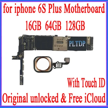 Fabrica de Deblocat Original Placa de baza Pentru iPhone 6S Plus cu/Fara Touch ID ,iCloud Curat Placa de baza IOS Logica Bord Cu chips-uri