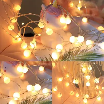 HUIRAN 3/5M, Luna, Stea de Craciun cu LED-uri de Lumină de Crăciun Decoratiuni Pentru Casa 2020 Navidad Ornamente pentru Pomul de Craciun de Anul Nou