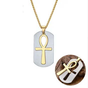 Design creativ Separabile Combinație Ankh, Crucea Pandantiv Colier Egiptean Antic Misterios Om Stil și Femei Amuleta Bijuterii