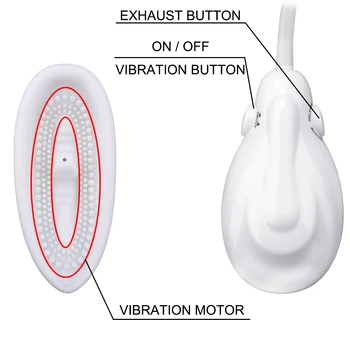 Electric Pompa De Vid Limba Vibratoare Pentru Vagin Pompa De Jucarii Sexuale Pentru Femei Clitorisul Stimulator Biberon Suge Cupa Supt Vibratoare