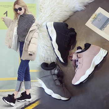2019 Nou Designer De Adidasi Femei Platforma Pantofi Casual Adidași De Moda Platforma Coș Femme Roz Casual Indesata Pantofi