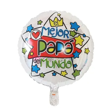 10buc 18inch spaniolă Ziua Tatălui Happy Baloane Feliz Dia Papa Super Heliu Aer Globos Tatăl Mama Decoratiuni Partid Baloes