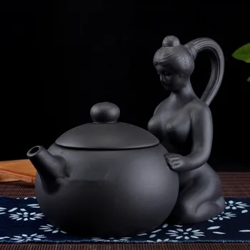 Ceainice Yixing Chineză Manual Xi Shi Ceainic Autentic Zisha Ceainic Violet Oală De Lut Kung Fu Set De Ceai