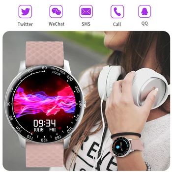 LIGE 2020 Nou Full Touch Smart Watch Femei barbati Sport Impermeabil pentru Android/iPhone informații Apel de Moda smartwatch pentru femeie