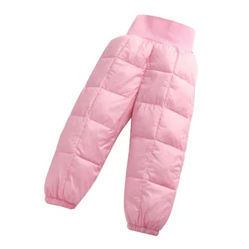 2020 Iarna pentru Copii Fete Pantaloni pentru Copii Sugari de Cald, Plus Jos Pantaloni de Catifea Îngroșa Design Pantalonii de Băiat