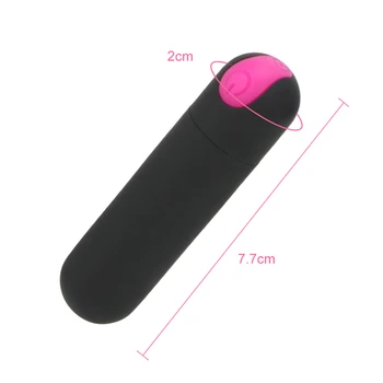 VATINE Vibrații Puternice Jucarii Sexuale pentru Femei G-spot Masaj USB Reîncărcabilă 10 Viteza de Puternic Degetul Design Mini Glont Vibrator