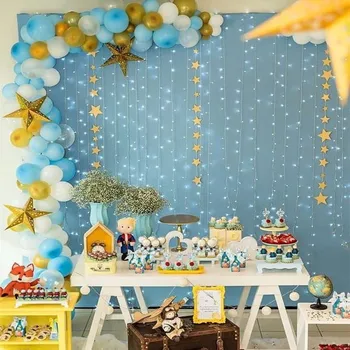 101pcs Drăguț Prințul a Crescut Copii Petrecere Temă Albastru Pastel Balon Arc Kit Fată Băiat Ziua de naștere Copil de Dus Ghirlanda Minge Fundal Decor