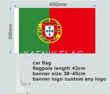 KAFNIK, 30x45cm portugheză masina pavilion geam steagul standard de-purtător fluturând steaguri Transport Gratuit NR.000021