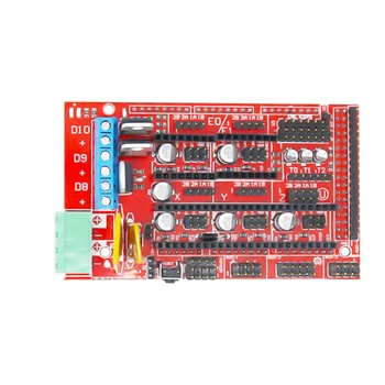 Maccurat RAMPE 1.4 Control Board Panou Parte Placa de baza Imprimante 3D Piese de Scut Roșu Negru Controale Ramps1.4 Placi De Accesorii