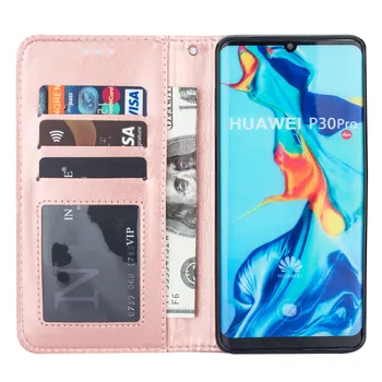 De lux Piele Flip caz de Telefon Pentru Huawei P20 P30 Pro Mate 30 10 20 Pro Lite P smart Plus Y6 Y9 2019 Magnetic Capacul suportului Portofel