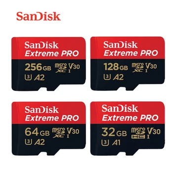 Original SanDisk Micro SD Card 16GB 32G microSDHC 64G 128G 256G MicroSDXC UHS-I Class10 Card de Memorie Tran Flash Carduri TF