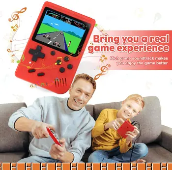 3 Inch Joc Video Consola de 400 De Jocuri Retro în 1 Suport Doi Jucători între Timp de către Gamepad Joc de Mini Player pentru Copil Cadou