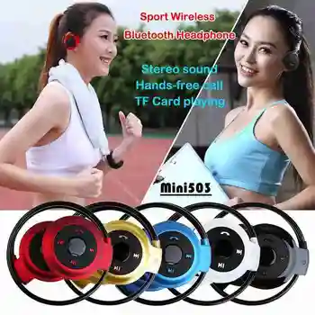 Wireless Bluetooth 4.1 setul cu Cască setul cu Cască Mini 503 setul cu Cască Bluetooth Stereo Hands-free Call de Sport Cască Suporta Card TF