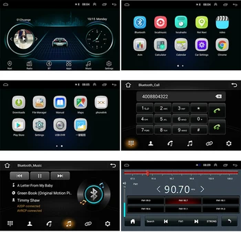 Podofo Auto 2din Radio Android GPS Navi WiFi 7
