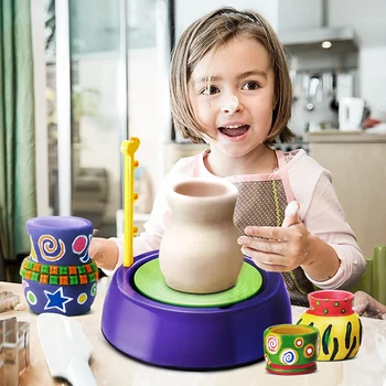 Mini BRICOLAJ Handmake Ceramice Mașină de Ambarcațiune de Copii Jucării Pentru Fete Baieti Ceramica Jante de Arte Și Meserii Copil Jucărie cel Mai bun Cadou Nou