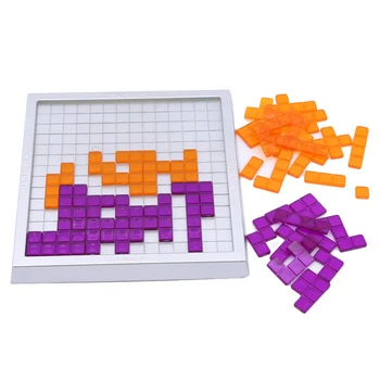 2021 Copil Tetris Puzzle-Uri, Jucării De Culoare Jocuri De Tablă Pentru Copii Copii Magination Intelectuală Jucării Educative Pentru Copii De Cadou