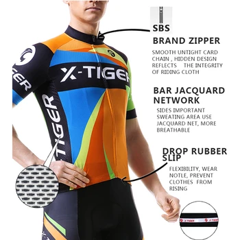 X-TIGRU 2020 Pro Anti-Sudoare Ciclism de Îmbrăcăminte de Vară Poliester Biciclete Haine Sport Biciclete MTB Îmbrăcăminte Ciclism Jersey