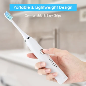 Smart Electric Sonic Periuta de dinti 4 Modul de Călătorie ToothbrushUltrasonic Automată Periuta de dinti USB Rapid Reîncărcabilă Adult rezistent la apa