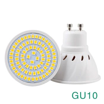2 buc/Lot GU10 E27 LED Bulb Lampa LED 220V 240V 2835 SMD 48 60 80 LED lumina Reflectoarelor Lampada Bombillas Iluminat Interior