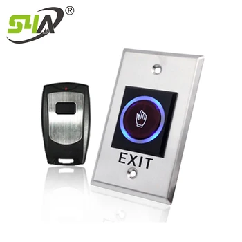 Senzor infraroșu Comutator No Touch Usa Contactless Eliberați Butonul Exit cu LED indicator Senzor IR Control de la Distanță